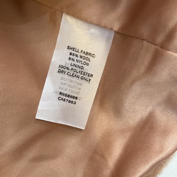 Halogen Atlantic-Pacific Double Breasted Wool Coat Camel Tan Classic Warm - Picture 10 of 17